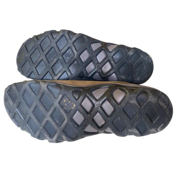 Merrell 7 Women Shoes Leather Brown Upper Rubber Outsole - Picture 3 of 5